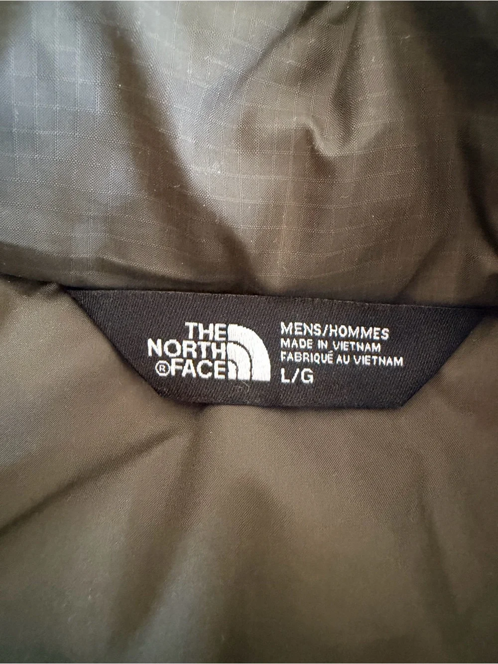 The North Face - Men’s Olive Green Puffer Vest